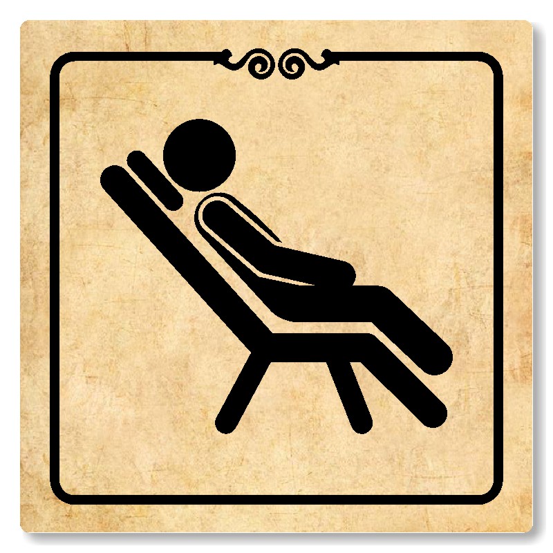 Odpočívárna, 100x100mm, pergamen, Texas